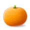 Tangerine emoji on Samsung